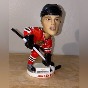 Chicago Blackhawks SGA Jonathan Toews slapshot bobblehead. New in box.